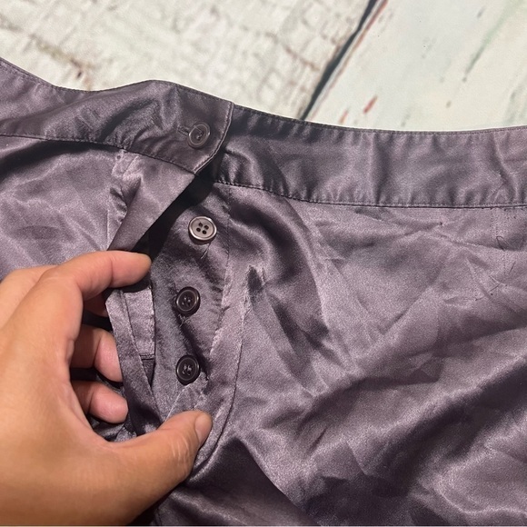 Victorias Secret Vintage 90s silk/sateen cargo crop pants in size small GUC - Picture 9 of 11